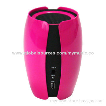 Beautiful Tulip Bluetooth Speaker for Smartphones with Card Reader Function, ABS Case